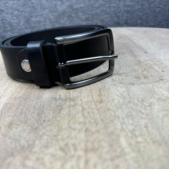 Cinture Dautore Mens Belts Genuine Leather Silver Buckle SIze 40‎ Italian - Picture 1 of 9